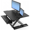 Ergotron WorkFit-TX Sit-Stand Desktop with Height-Adjustable Keyboard Platform