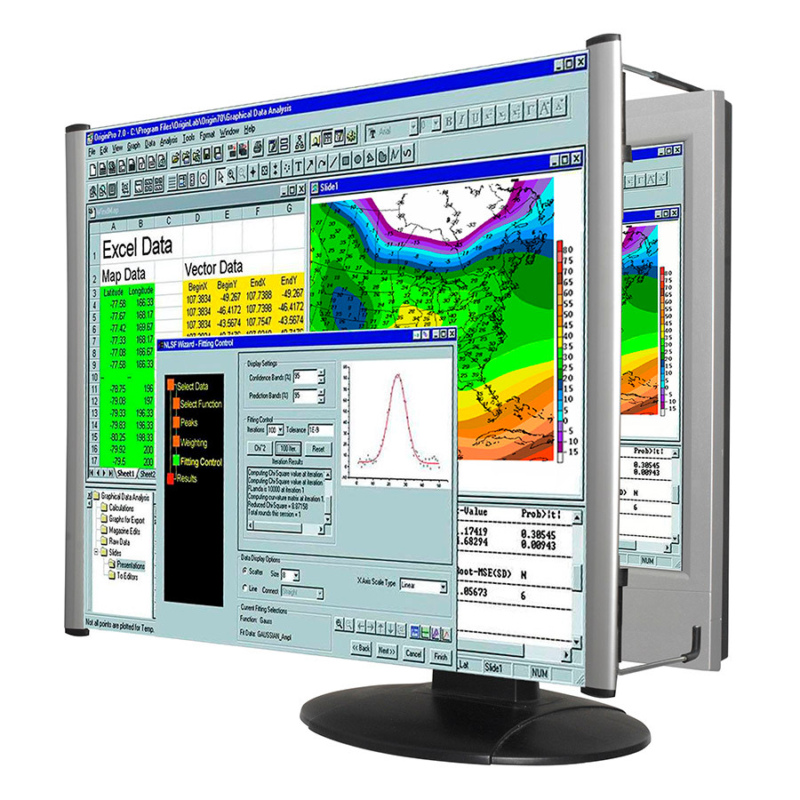 Kantek MaxView® LCD Monitor Magnifier for Widescreen 21.5