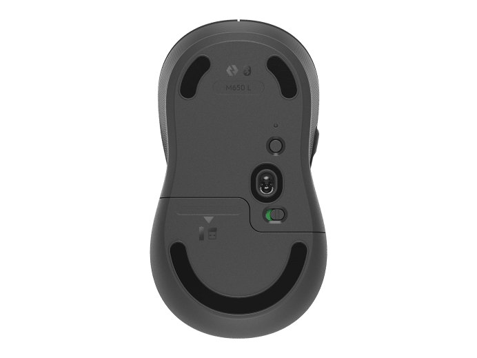 Logitech Signature M650 for Business Wireless Mouse, for Small to Medium Sized Hands, Logi Bolt, Bluetooth, SmartWheel - Graphite Logitech Signature M650 Large Mouse