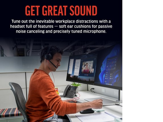 HP Poly Blackwire CS5210 Monoaural Headset