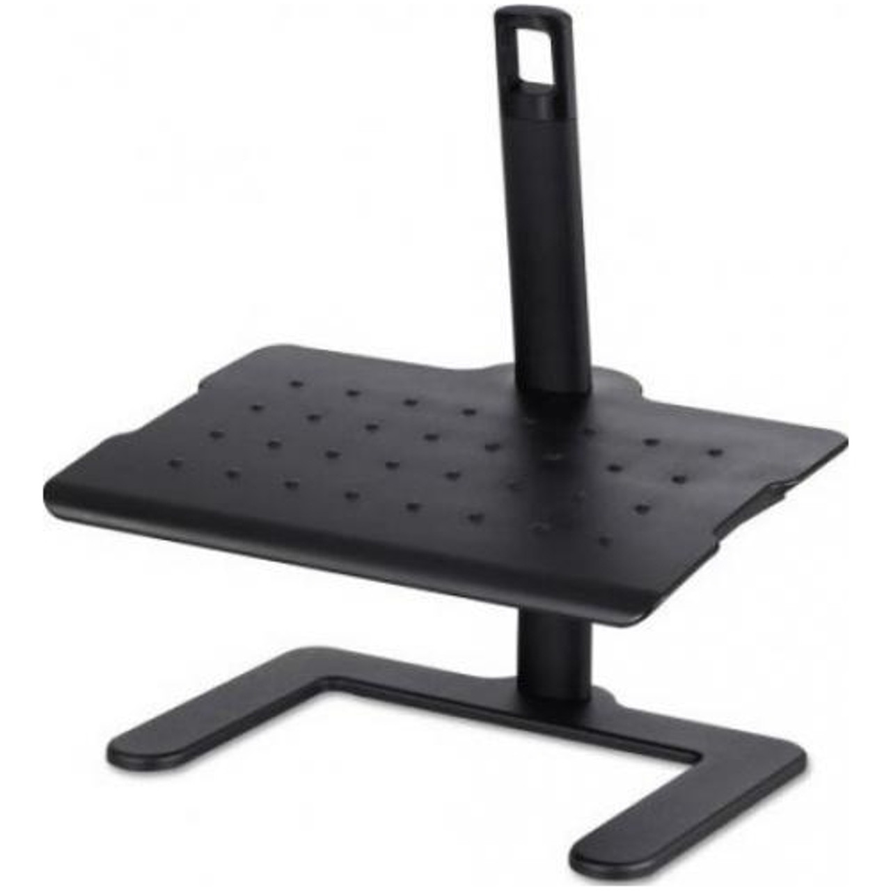 Mount-It! Black Ergonomic Footrest Adjustable Height and Angle 18 in. x 14 in.