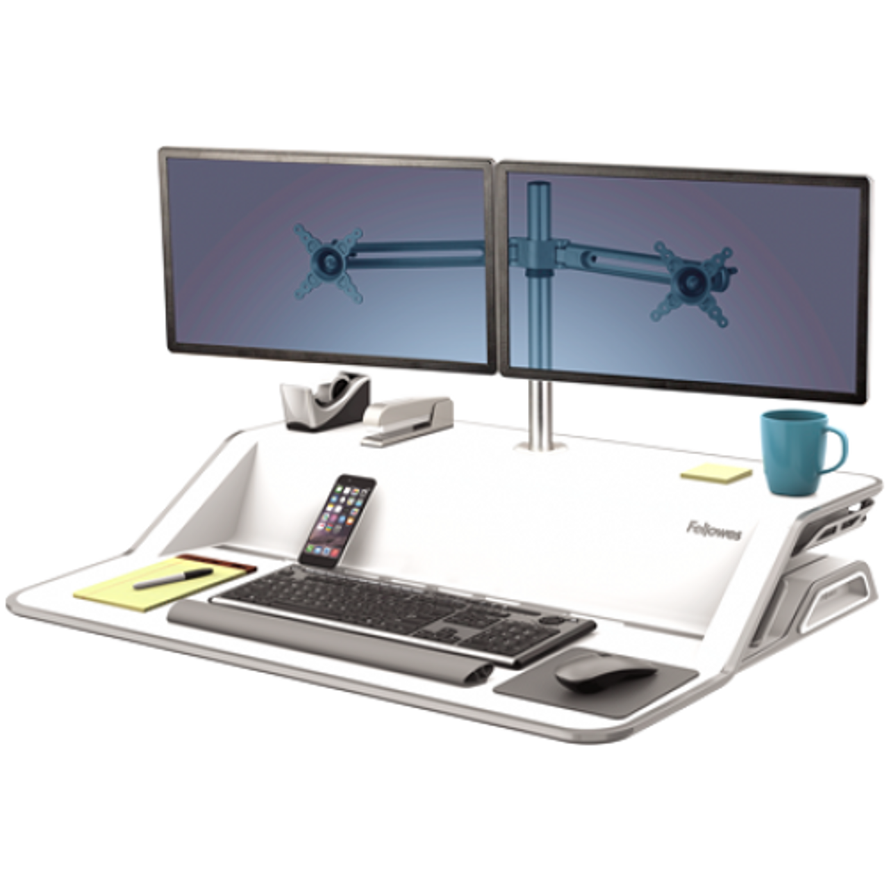 fellowes lotus dual monitor arm kit