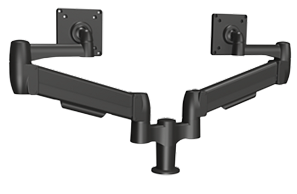 Adapt SpaceArm Dual Monitor Arm, Black