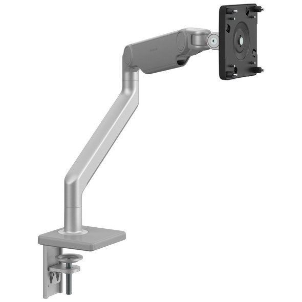 Humanscale M2.1 Single Monitor Arm - Clamp Mount - Silver