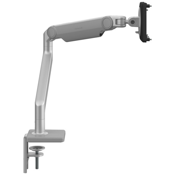 Humanscale M2.1 Single Monitor Arm - Clamp Mount - Silver
