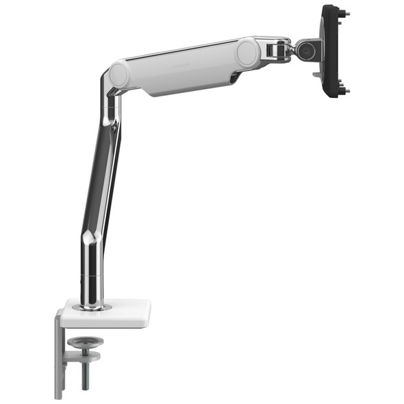Humanscale M2.1 Single Monitor Arm - Clamp Mount - White