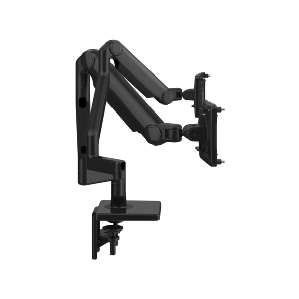 Humanscale M2 Pro Dual Monitor Arm - Clamp Mount - Black