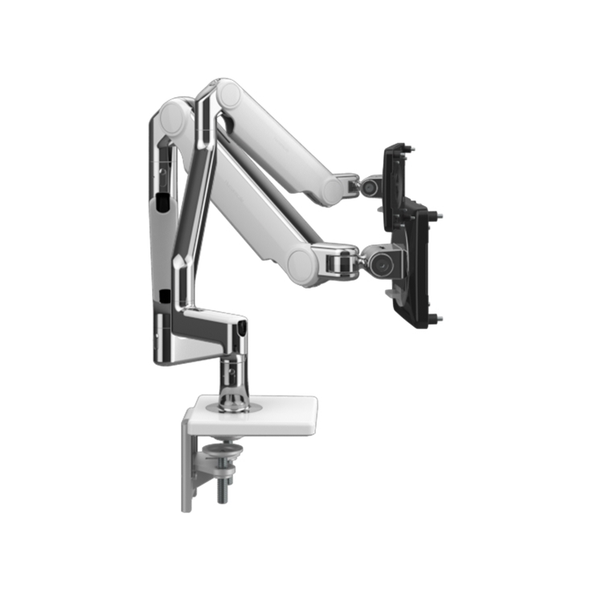 Humanscale M2 Pro Dual Monitor Arm - Clamp Mount - White
