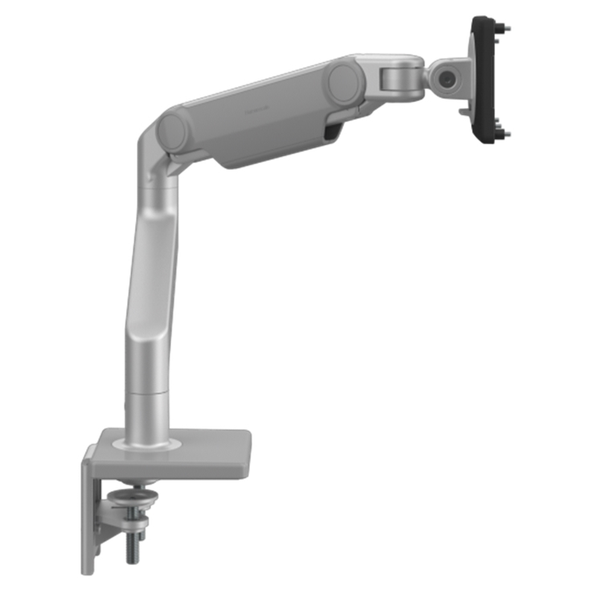 Humanscale M8 Pro Single Monitor Arm - Clamp Mount - Silver