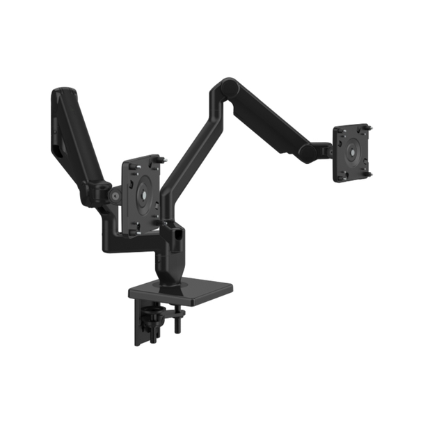 Humanscale M2 Pro Dual Monitor Arm - Clamp Mount - Black