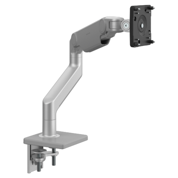 Humanscale M8 Pro Single Monitor Arm - Clamp Mount - Silver