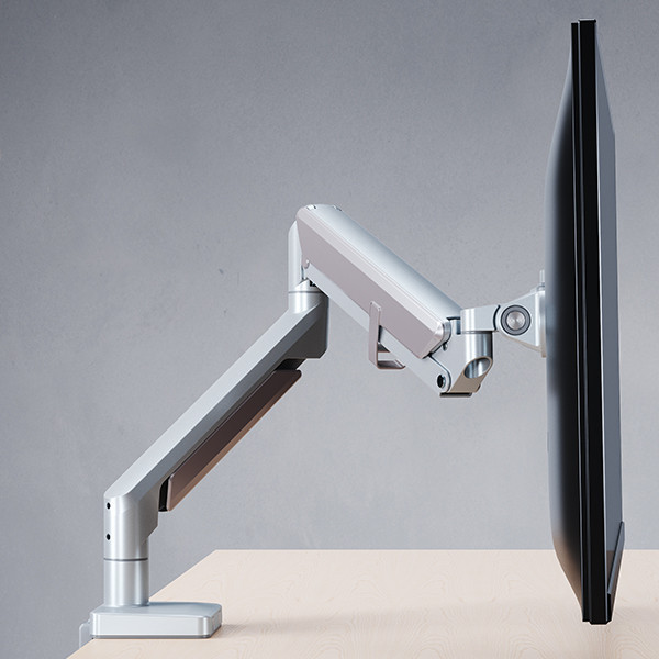 Workrite JIBE Dual Articulating Monitor Arm - Silver