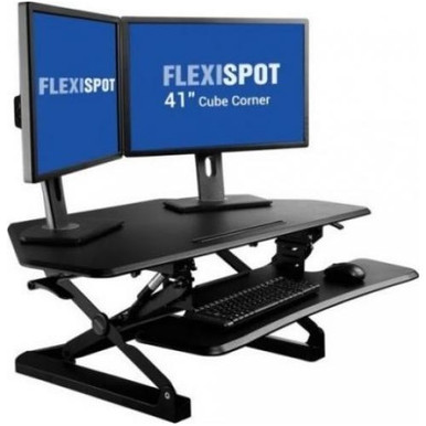 <引取りor近隣配送相談可>flexispot curved desktop C1407 Manual Height Adjustable Standing Desk With Curved Desktop| FlexiSpot