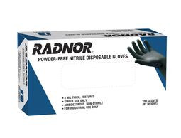Glove Radnor Nitrile PowderFree Disposable Box of 100 AM Safety LLC
