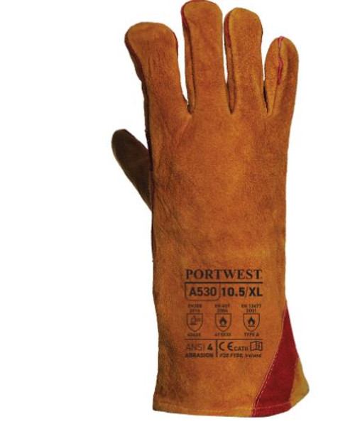 Glove Portwest Reinforced Welding Gauntlet A530