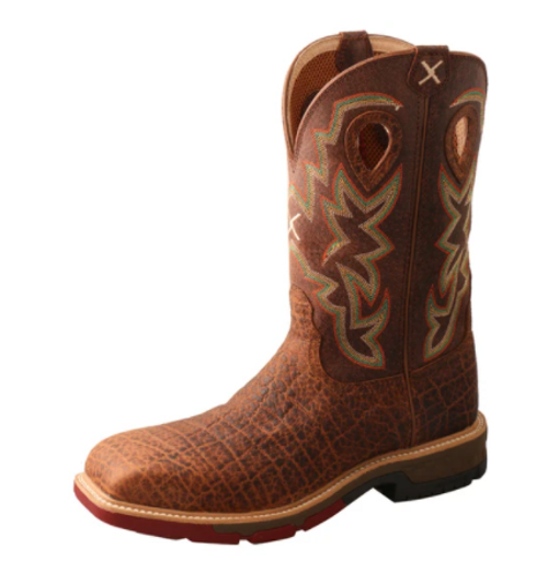 Boot Twisted X Men's Tan/Tan Safety Western Work Boot