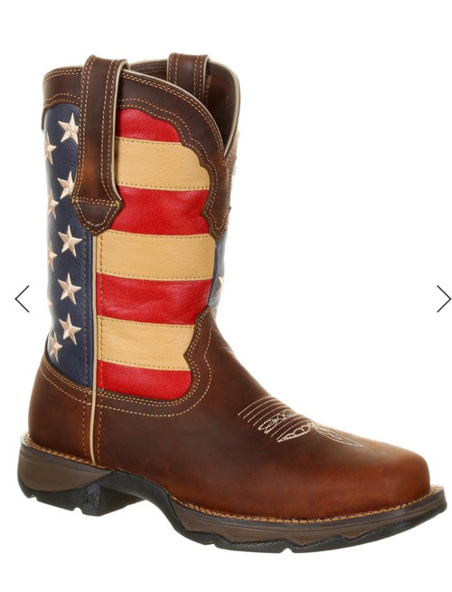 Boot Durango Women's Rebel Patriotic Flag ST Safety Footwear