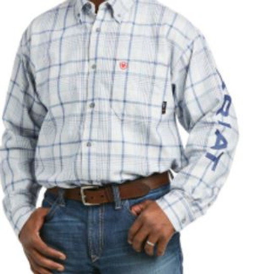 Shirt Ariat Men's FR Sawyer Logo LS Work Shirt