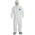 Coverall Dupont Tyvek with attached hood elastic wrist and ankle.