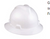 Hard Hat MSA V-Guard Fast Trac Full Brim Slotted