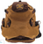 Backpack "Mule" Hooey Boot Carrying Tan Body with Brown Brown / Black Lid and Accents