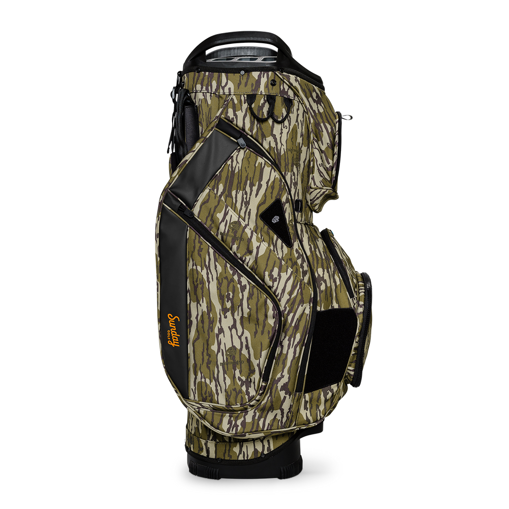 Sunday Golf Big Rig Cart Bag Mossy Oak Bottomland Camo