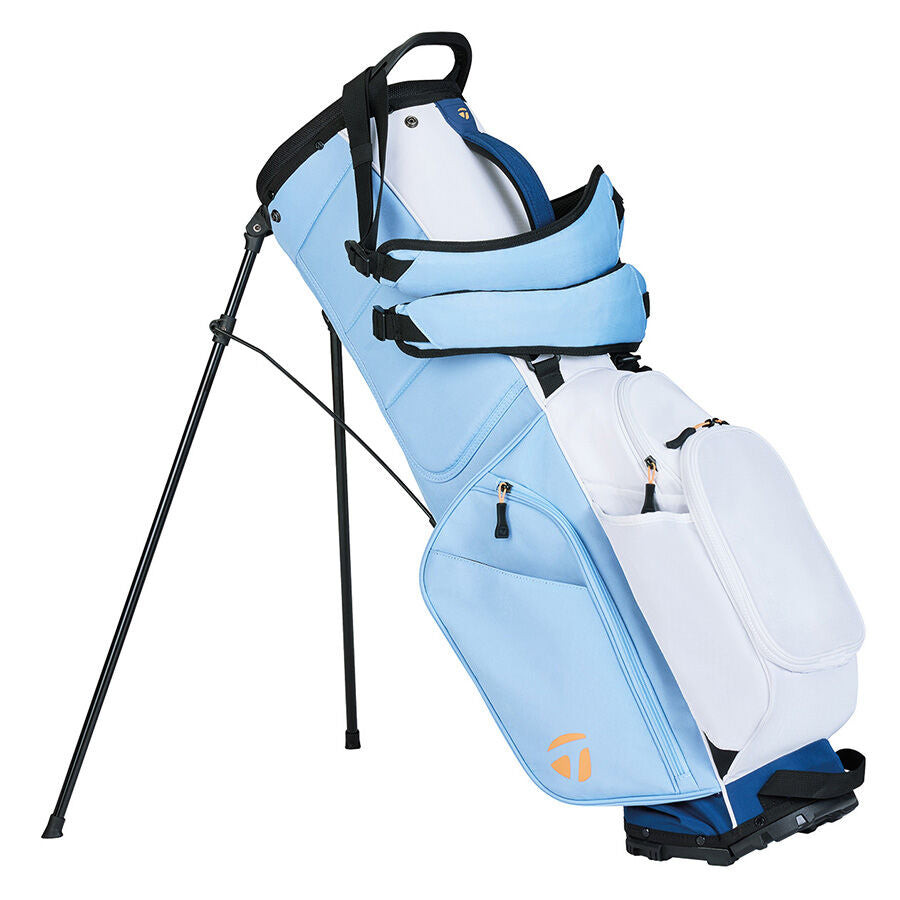 TaylorMade FlexTech Golf Stand Bag White Light Blue