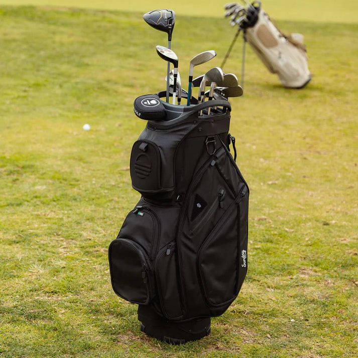 Sunday Golf Big Rig Cart Bag Matte Black