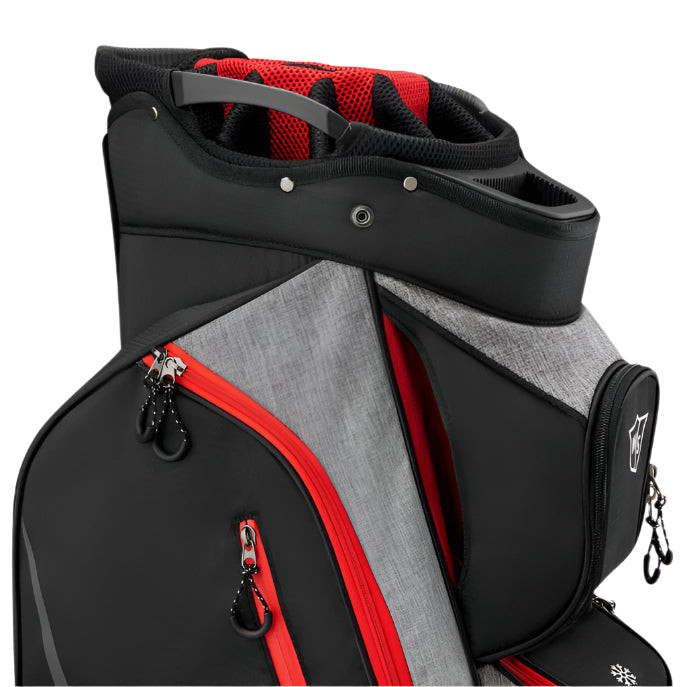 Wilson Mens Staff Xtra Golf Cart Bag Black