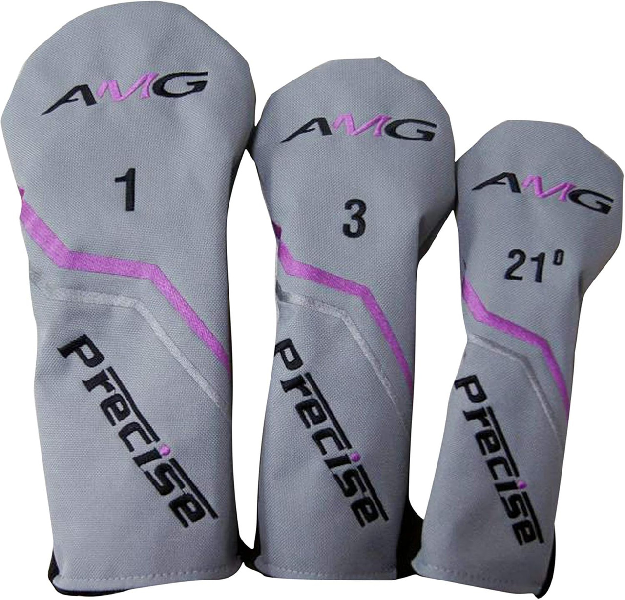 Precise AMG Womens 9 Club Complete Golf Set Pink