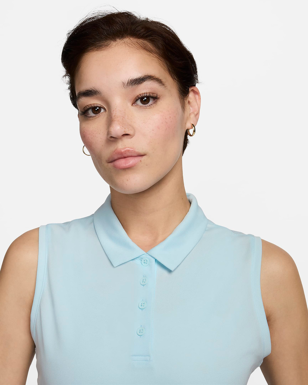 nike women's dry sleeveless victory polo