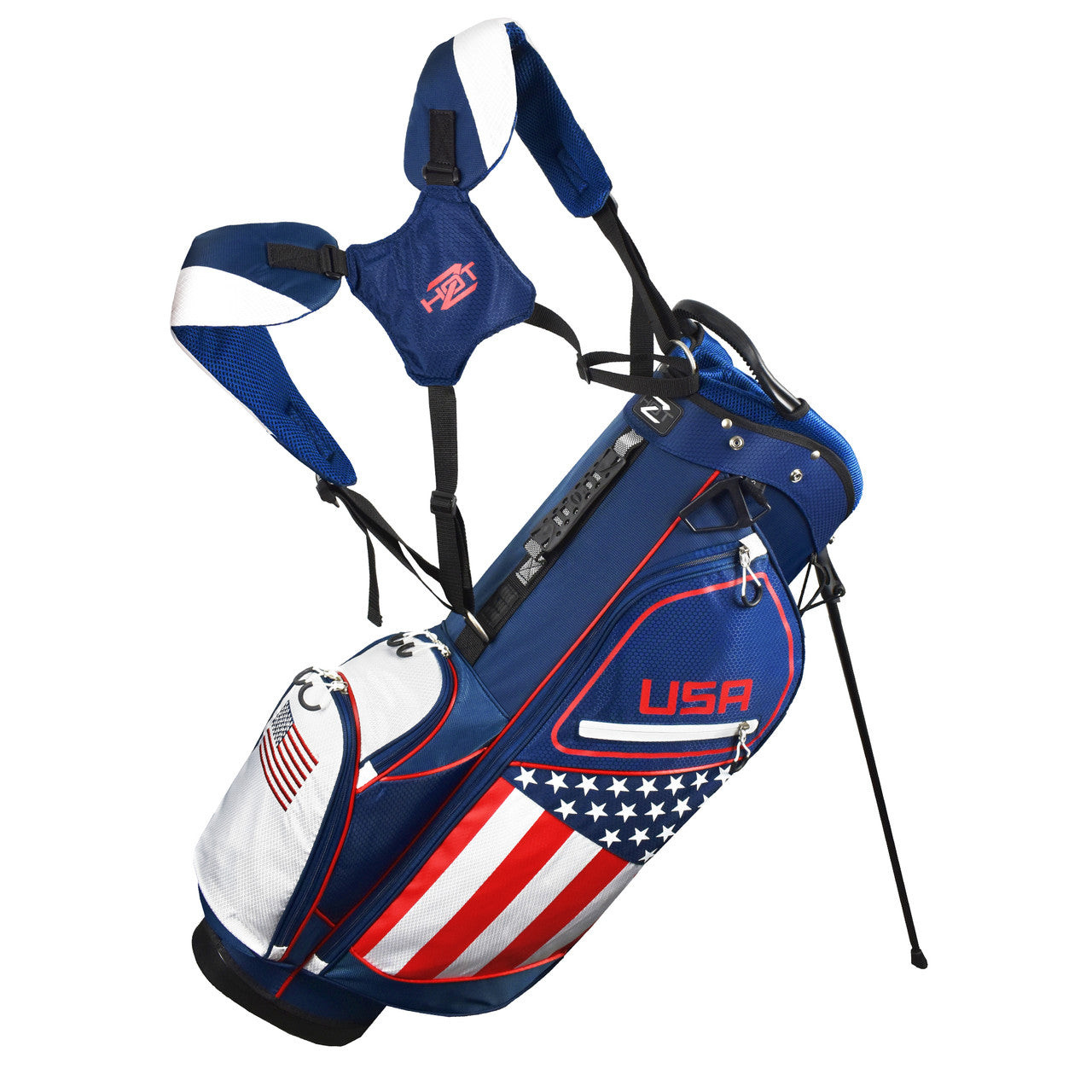 BRIDGESTONE GOLF キャディバッグ アメリカ国旗デザイン Hot-Z USA Golf Stand Bag