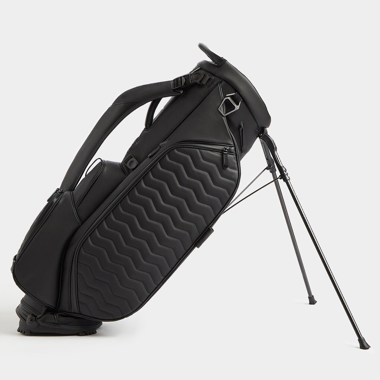 G/FORE☆GOLF黒 ゴルフバッグ ハンドバッグンバッグ ショルダーバッグ G/Fore Transporter Tour Golf Stand Bag Onyx