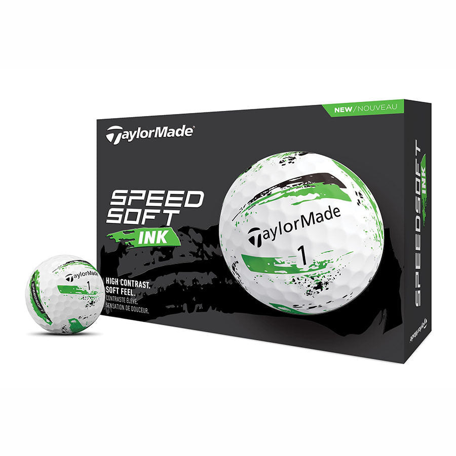 TaylorMade SpeedSoft Ink 緑 新品 ３ダース TaylorMade SpeedSoft Ink Golf Balls Green