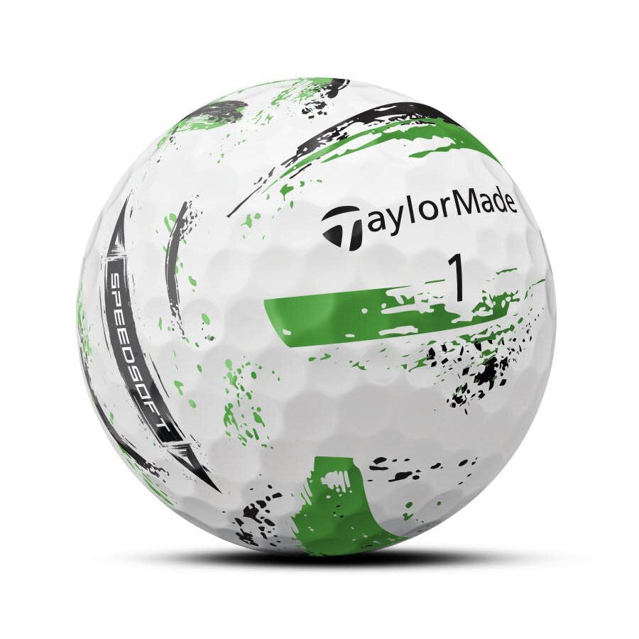 TaylorMade SpeedSoft Ink Golf Balls Green
