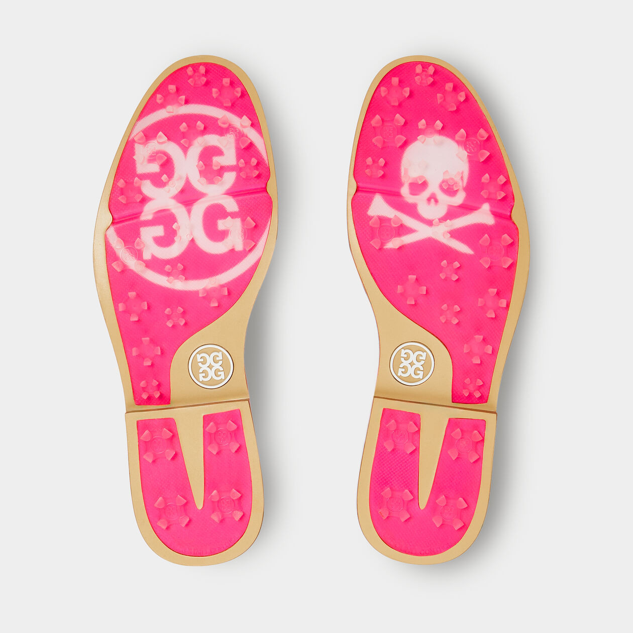 G/Fore Gallivanter Pebble Leather Womens Golf Shoe Snow Knockout Pink