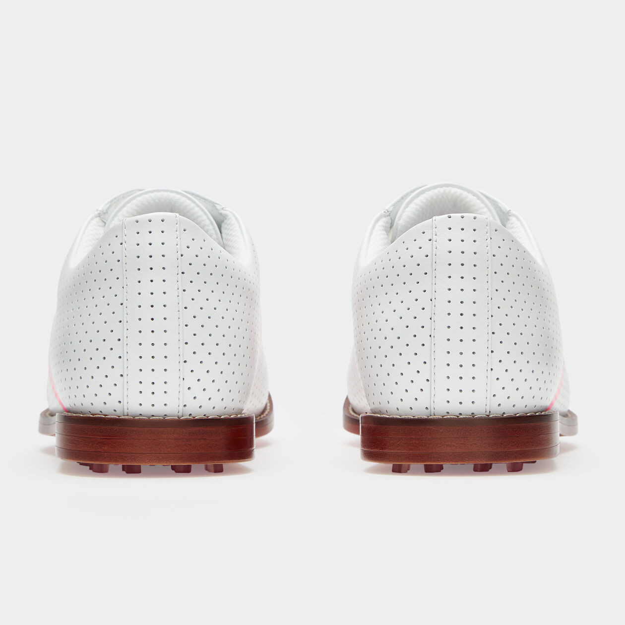 G/FORE White Leather Oxfords with Pink Sole WOMEN main image 3