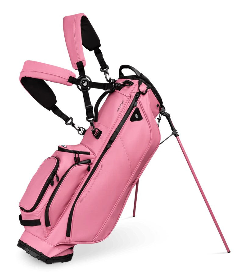 Sunday Golf Ryder S-Class Golf Stand Bag Pink Vegan Leather