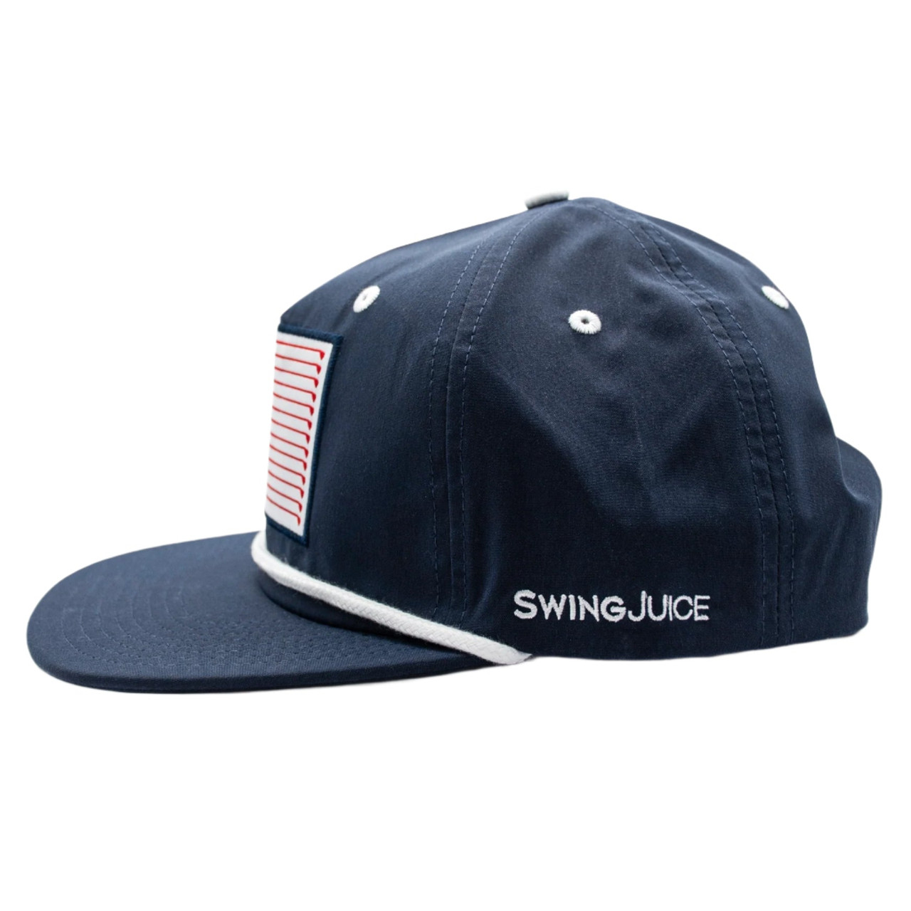 Flag Rope Hat SwingJuice Golf Flag Performance Rope Hat Navy