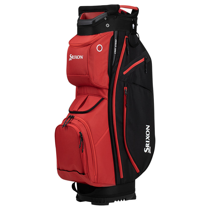 Srixon スタンド式ゴルフバッグ　レッド Srixon S3 Signature Series Golf Cart Bag - Black/Red