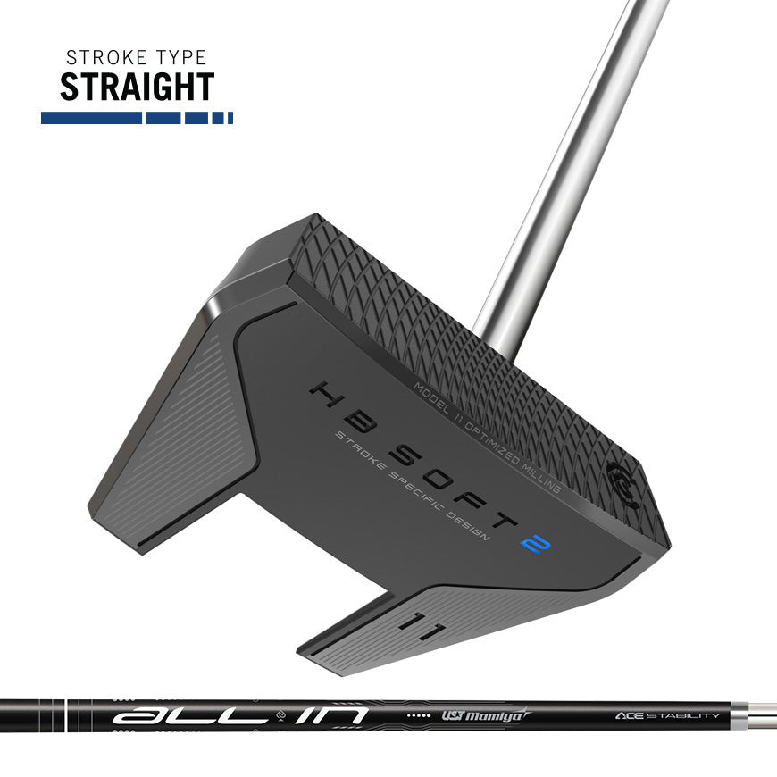 Cleveland HB Soft 2 Black Mallet Putter Model 11 New for 2025