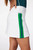 Pirdie Foreplay Golf Skirt (14") White / Green Pirdie Foreplay Golf Skirt (14") White / Green