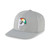 Puma P Mens Golf Hat Bright Ash Gray / White Glow Puma P Mens Golf Hat Bright Ash Gray / White Glow