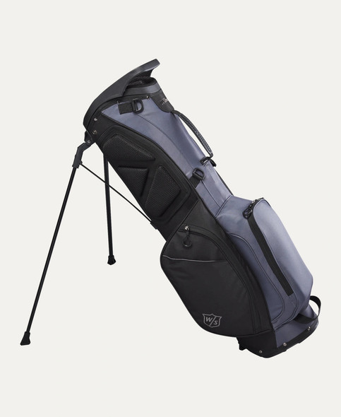 Wilson Staff EXO Lite Golf Stand Bag - Black / Charcoal Wilson Staff EXO Lite Golf Stand Bag - Black / Charcoal
