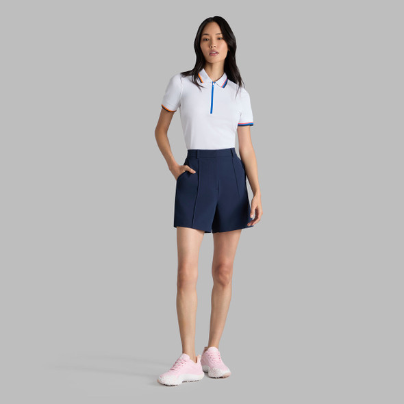 G/Fore Shadow Stretch High Waisted Womens Golf Shorts Twilight