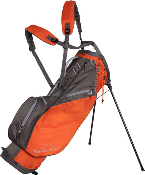 Sun Mountain 2.5+ Ultralight Golf Stand Bag - Inferno-Gunmetal Sun Mountain 2.5+ Ultralight Golf Stand Bag - Inferno-Gunmetal
