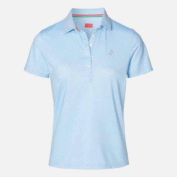 Duca Del Cosma Chiara Womens Golf Polo Blue