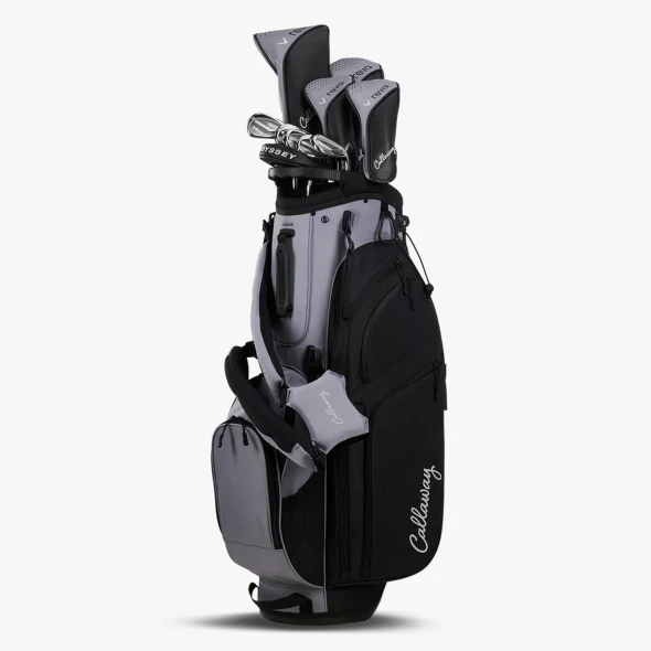Callaway Reva 10 Club Womens Golf Set Black - Stand Bag