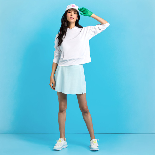 G/Fore Knockout A-Line Golf Skort 16" Length: Daybreak G/Fore Knockout A-Line Golf Skort 16" Length: Daybreak