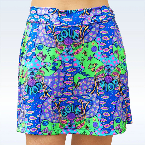 Golf Bella Groovy Straight Womens Golf Skort - Front